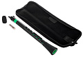 NUVO Dood (Black/Green) блок-флейта DooD, строй С (до) (диапазон одна октава и отдельные ноты верхнего регистра), материал АБС-пластик, цвет чёрный/зеленый, в комплекте кейс, таблица аппликатур, крышка мундштука и два язычка NUVO