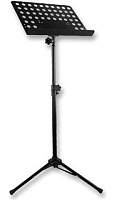 GEWA FX Orchestra music stand Black Пюпитр оркестровый складной, подставка для нот с перфорацией, черный
