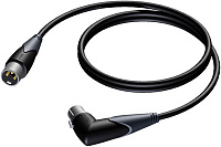 Procab CLA903/1.5 Kабель-переходник с разъемами XLR (вилка-угловая розетка), 1.5 м