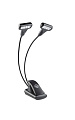 K&M 12273-000-55  двойная светодиодная подсветка 2 x 4 LED FlexLight, питание от 3- батареек AAA