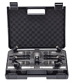SAMSON DK707 комплект микрофонов для барабанов (1 шт. Q71 Kick, 4 шт. Q72 для малого/томов, 2 шт. C02 конденсаторных оверхэд микрофона, держатели для обода в наборе) в пластиковом кейсе