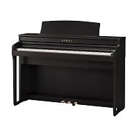 KAWAI CA49R цифровое фортепиано, механика GFC, OLED дисплей, 19 тембров, 20 ВТ x 2, цвет палисандр матовый