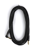 AuraSonics J63J63R-5 гитарный кабель Jack TS 6.3 мм - угловой Jack TS 6.3 мм, длина 5 метров, цвет черный