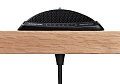 SHURE MX392BE/C плоский (поверхностный) конденсаторный кардиоидный микрофон, черный, крепление провода сквозь стол