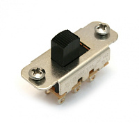FENDER Jaguar/Jazzmaster Slide Switch DPDT Black переключатель схем для Jaguar/Jazzmaster, черный