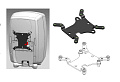Genelec 8000-437B адаптер VESA 75/100 для мониторов 8020-8050, 8320-8350, 8331-8351, 4030-4040