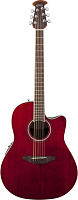 OVATION CS24-RR Celebrity Standard Mid Cutaway Ruby Red электроакустическая гитара