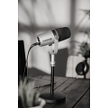 SHURE MV7-S гибридный широкомембранный USB/XLR микрофон для записи/стримминга речи и вокала, цвет серый