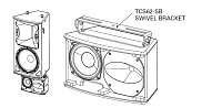Turbosound ATHENS TCS62-SB поворотный кронштейн для горизонтального крепления TCS62