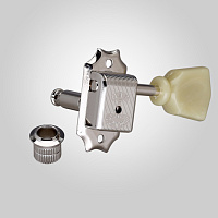 Gotoh SD90-MG-SL-N  колки локовые, автозажим, Vintage style, 3+3, никель; пластик, тюльпан