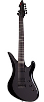 Schecter BLACKJACK A-7 BLK Гитара электрическая семиструнная, крепление грифа: клеенный