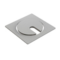 Kondator 935-PFCS Металлическая заглушка для рамок 935-PFxx, закрывает розетку и разъемы. Размеры (ØxВ) 75,4х5,6 мм. Цвет серебристый