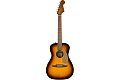FENDER MALIBU PLAYER SUNBURST WN электроакустическая гитара, цвет санберст