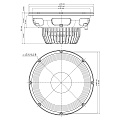 Eighteen Sound 12NLW9300/8  12'' динамик НЧ, неодим, 8 Ом, 800 Вт AES, 97 дБ, 50...4000 Гц