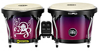 MEINL FWB190LPU  бонго 6 3/4" & 8", корпус - бразильская гевея (Rubber Wood), мембрана - натруальная, цвет - малиново-черный