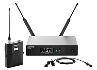 SHURE QLXD14E/83 G51 радиосистема с поясным передатчиком и петличным микрофоном WL183 (круговая направленность)