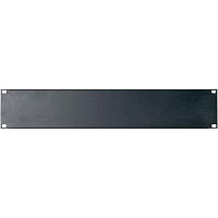 NordFolk NRP-2U рэковая панель, 2U, сталь, черный