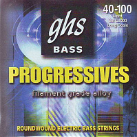 GHS L8000 Струны для бас-гитары, 40-60-80-100, Progressives