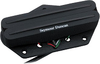 SEYMOUR DUNCAN STHR-1 TELE HOT RAILS Звукосниматель для гитары, мини-хамбакер, Tele, черный, бридж, черный, керамика, рельсовый, 14.8кОм, 5/9/4