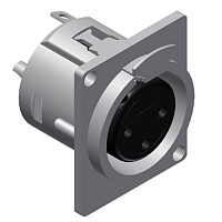 Procab VC3FDL Разъем XLR-мама панельный, 3-pin