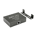OMNITRONIC LH-120 Dual stereo extender  Пассивный удлинитель CAT-5, который обеспечивает передачу двух стереоаудиосигналов по одному сетевому кабелю (UTP/CAT-5 и выше) в двухточечном соединении