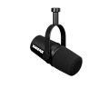 SHURE MV7X динамический кардиоидный микрофон с большой диафрагмой для вокала / подкастов, 50-16000 Гц, разъем XLR, цвет черный