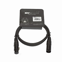 Invotone ADC1001  DMX кабель с разъемами XLR F  XLR M, длина 1 метр