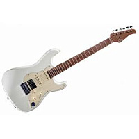 Mooer GTRS S801 White Электрогитара со встроенным процессором, HSS, клен, цвет белый