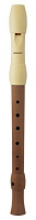 HOHNER B95850 блокфлейта, С-Soprano, немецкая система, корпус - дерево, мундштук - пластик цвета слоновая кость