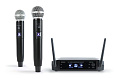 AuraSonics DUET 20S1 радиосистема с двумя ручными передатчиками, фиксированные частоты A - 663.5 МГц, B - 682,2 МГц