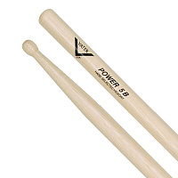 VATER VHP5BW American Hickory Power 5B Барабанные палочки, орех, деревянная головка