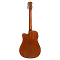 ROCKDALE Aurora D3-E Gloss C BK электроакустическая гитара дредноут с вырезом, цвет черный, глянцевое покрытие