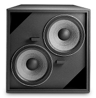 JBL PD525S-WRC погодозащищённый 2х15" инсталляционный сабвуфер, RMS 2000Вт (2 часа), 4Ω, 40-1100Гц (+/-3дБ), SPL RMS 135дБ. Корпус трапеция 10°, 782x783x670мм, 53.4кг