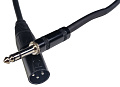 ROCKDALE XJ001-2M готовый микрофонный кабель, разъемы XLR male - stereo jack male, длина 2 м, черный