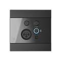 AUDAC WP225/B Панель удаленного микшера с Bluetooth-приемником, универсальная. Цвет черный