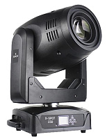 STAGE4 X-SPOT 230 Поворотная «голова» SPOT, 15265 лк/5 м (10°), сила света 377600 кд, источник света 1*230 Вт White LED, зум 10°-28°, строб 0-20 Гц, диммер 0-100%, DMX-512 20 кан., RDM. Две призмы: 3 + 5-фасетная призма с двунаправленным вращением