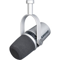 SHURE MV7-S гибридный широкомембранный USB/XLR микрофон для записи/стримминга речи и вокала, цвет серый