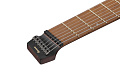 IBANEZ QX527PB-ABS безголовая электрогитара, 7 струн, HH, наклонные лады, цвет коричневый текстурированный