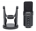 Samson G-Track Pro студийный конденсаторный микрофон со встроенным интерфейсом для звукозаписи и микшером. Гнездо входа Line, гнездо подключения наушников, выходной разъем USB