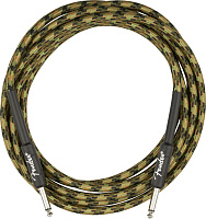 FENDER Professional Series Instrument Cable Straight/Straight 18.6' Woodland Camo гитарный кабель