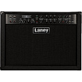 LANEY IRT60-212 гитарный ламповый комбоусилитель, серия IRONHEART, 60 Вт, 2х12", пружинный ревербератор, 2x6L6, Boost, Clean, Rhythm & Lead, Reverb,4-кнопочный футсвич, 526x715x288 мм, вес 38.5 кг