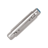 Proel AT340 Переходник XLR3-мама - XLR3-мама. Корпус металл, цвет хром