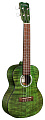 CORDOBA 15CFM Jade Green укулеле концертная, корпус огненный клён, цвет насыщенный зелёный