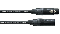 Cordial CPM 6 FM-FLEX кабель микрофонный XLR female/XLR male, разъемы Neutrik, 6,0 м, черный