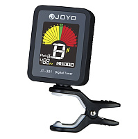 JOYO JT-301 Clip-on Black Tuner тюнер-прищепка хроматический, гитара, бас, скрипка, укулеле, цветной дисплей