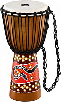 MEINL HDJ5-M  африканский джембе Medium (10" х 20"), цвет - рисунок "Питон", мембрана - кожа козла