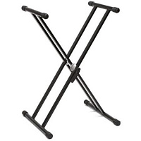 Samson Groove Pak KS32 двойная X-образная стойка для клавишных инструментов, нагрузка до 23 кг, материал сталь, 1027х84х518 мм