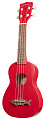 KALA MK-SS/RED MAKALA SHARK, SOPRANO UKULELE, RED SEA укулеле сопрано, цвет красный