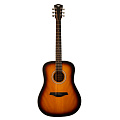 ROCKDALE Aurora D5 SB Satin акустическая гитара, дредноут, цвет санберст, сатиновое покрытие