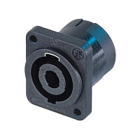 Neutrik NL4MD-V-S панельный разъём Speakon, 4-контактный вертикальная установка на ПП, с переключателем